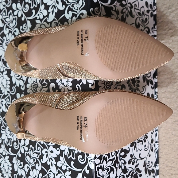 Qupid Melia Mesh Pointy Toe Stilettos - Picture 7 of 7